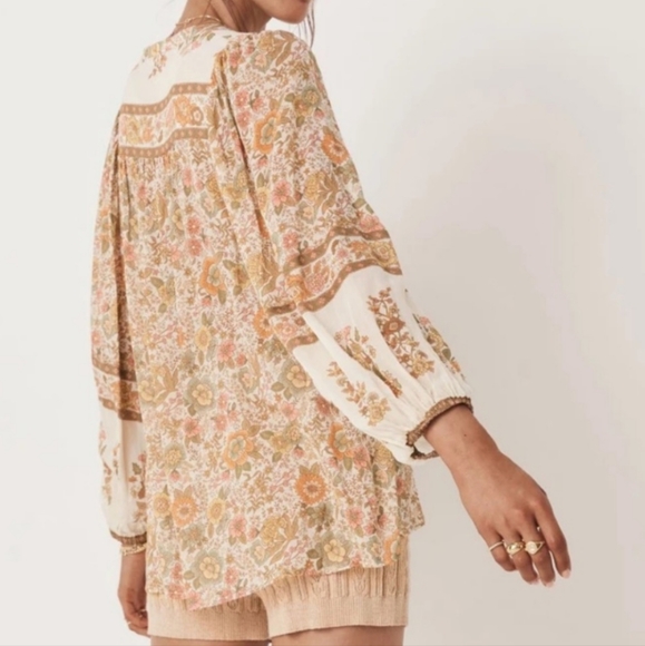 Spell and the Gypsy Collective Juniper Blouse, cream, XL, NWT - Picture 4 of 12